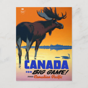 Vintage resor Poster för Kanadas vykort