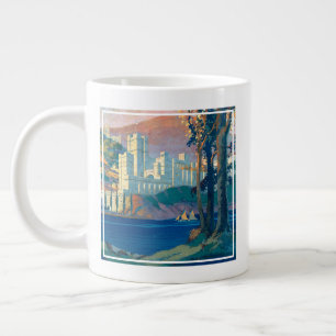 Vintage resor Poster för New York Central Linjer Jumbo Mugg