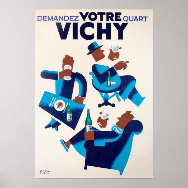 VINTAGE RESOR POSTER - FRANKRIKE (Framsidan)