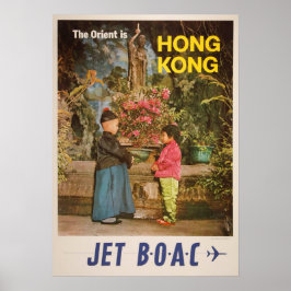 Vintage resor Poster - Hongkong