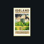 Vintage resor Poster Irland Blarney Castle Canvastryck<br><div class="desc">Digitalt återställd bra av vintage--resans deco poster i omsluten arbetsyta. Bakgrunden till färg kan ändras (för att matcha väggen/insida-deco) samt storleka tjocklek och effekt på ram. Välj bara proportionerna (extra-små,  små och medelstora).</div>