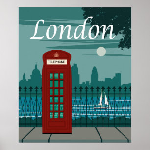 Vintage resor Poster London