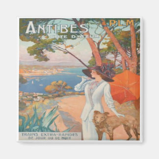 Vintage resor Poster magnet