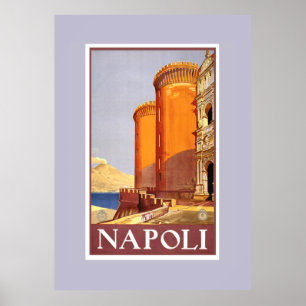 Vintage resor Poster Napoli