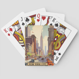 Vintage resor Poster New York City Casinokort