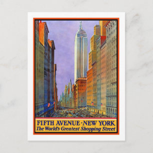 vintage resor Poster,New York Vykort