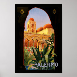 Vintage resor Poster Palermo