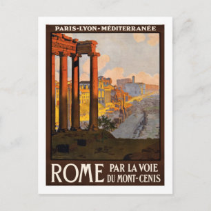 Vintage resor Poster,Rom Vykort