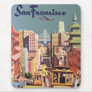 Vintage resor Poster San Francisco Cable Cars Musmatta