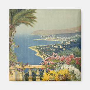 Vintage resor Poster San Remo från en terräng Magnet