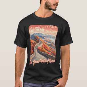 Vintage resor Poster - Underbar China i tarmen T Shirt