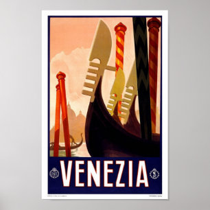 Vintage resor Poster Venedig