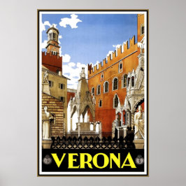 Vintage resor Poster Verona Travel Italien