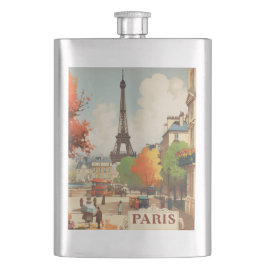 Vintage resor Poster vid Paris Eifel Torn Fickplunta