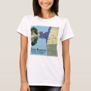 Vintage resor Poster visa Fort Marion T Shirt