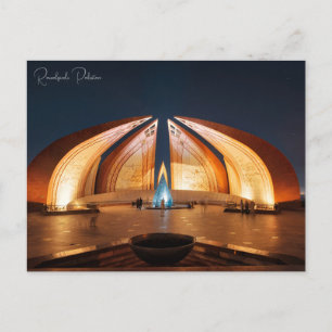 Vintage resor Rawalpindi Pakistan Vacation retro Vykort