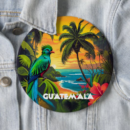 Vintage resor Retro Guatemala Knapp