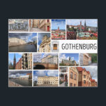 vintage resor retro water color Gothenburg Sverige Vykort<br><div class="desc">vintage,  retro,  resa,  modern,  vattenfärg,  klassisk,  Göteborgsmåls Sverige,  vattenfärg Göteborg,  Sverige, </div>