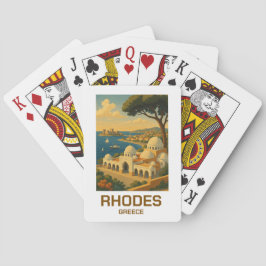 Vintage Resor Rhodes Grekland Casinokort