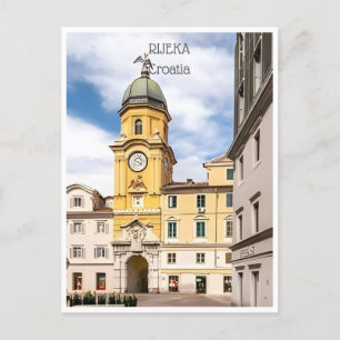 vintage resor Rijeka Kroatien Kostrena Opatija Vykort