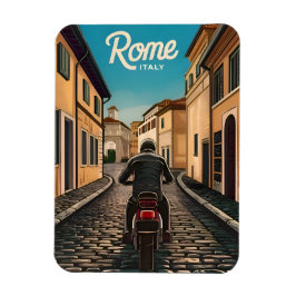 Vintage resor Rom Italien Retro Graphic Magnet