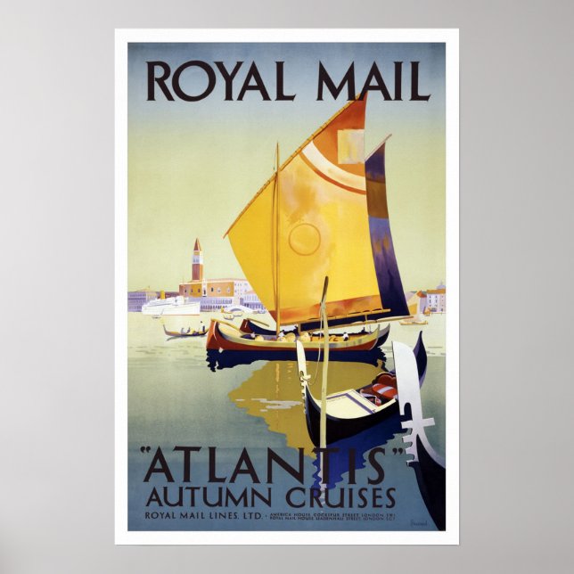 Vintage resor,Royal Mail Cruises Poster (Framsidan)