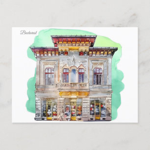 Vintage resor Rumänien constanta bucharest Vykort