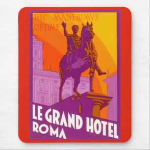 Vintage resor, staty Le Grand Hotel Roma, Italien Musmatta