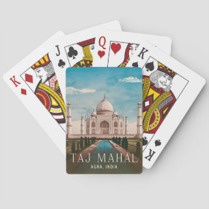 Vintage resor Taj Mahal India Retro Scenia Casinokort