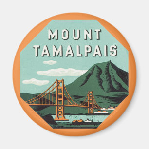 Vintage resor, Tamalpaisberget eller berget Tam Magnet