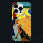 Vintage resor, Tennis, Sports, Monte Carlo Monaco<br><div class="desc">Vintage illustrerar EU:s rese- eller bagageetikett från Monte Carlo i Monaco med ett par som har tennisracketar och tittar på en tennis-turnering nära stranden och det vackra blåa Medelhavet. Kärlek och romantik om tennisdomstolarna. Monte Carlo är mest berömd för sitt kasino,  Le Grand Casino.</div>