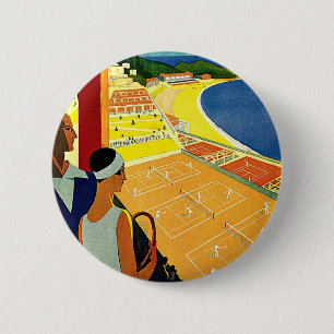 Vintage resor, Tennis, Sports, Monte Carlo Monaco Knapp