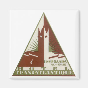 Vintage resor, Trans Atlantique Hotel, Algeriet Magnet