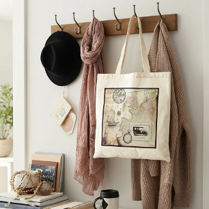 Vintage resor tygkasse