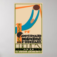 Vintage resor - Uruguay 1930 Football vm