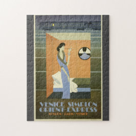 Vintage resor Venedig Orient Express Poster Pussel
