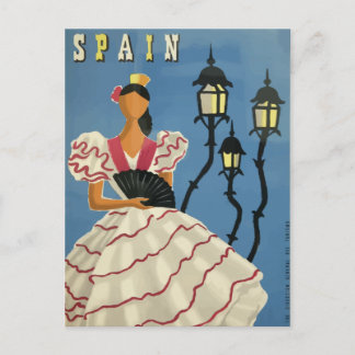 Vintage resor vykort poster Spanien