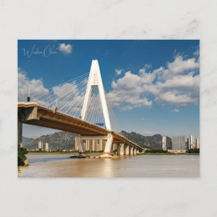 Vintage resor Wenzhou China chinese retro Vykort