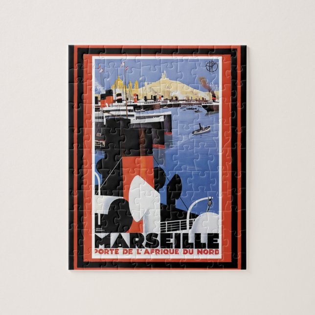 Vintage resoraffisch 60 pussel (Vertikal)