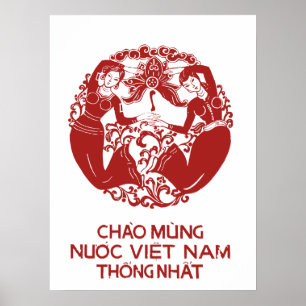 Vintage resoraffisch - Vietnam Poster
