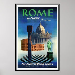 Vintage resoritalien, Rome - Poster