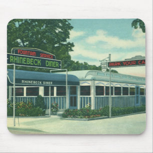 Vintage restaurang, Retro Rhinebeck Roadside Diner Musmatta