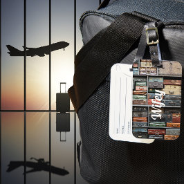 Vintage resväska fru resor längtan foto bagagebricka