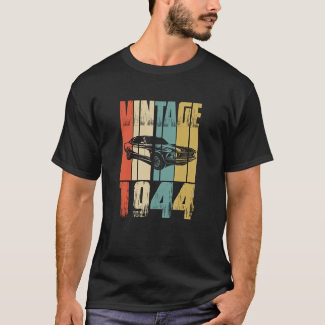 Vintage Retro 1944 T-Shirt (Framsida)