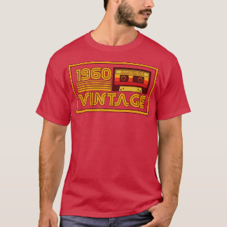 Vintage Retro 1960 Masterbit Kassettband T Shirt