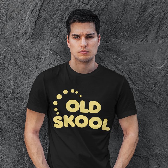 Vintage Retro 1970's Old Skool Manar Tee Shirt (Funny Retro Vintage 1970's Old Skool Men's T-shirt)