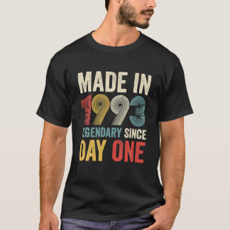 Vintage Retro 1993 Förklaring sedan första dagen T Shirt