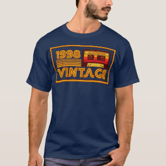 Vintage Retro 1998 Masterbit Kassettband T Shirt