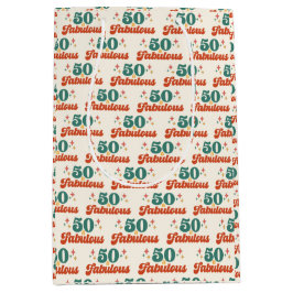 Vintage Retro 50 And Fabulous Birthday