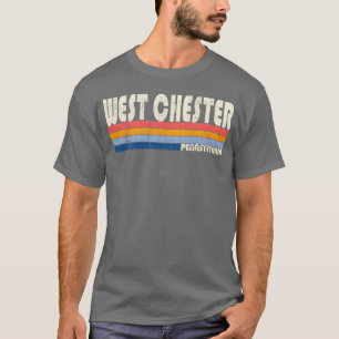 Vintage Retro 70- och 80-tals stil hemstad Västra T Shirt